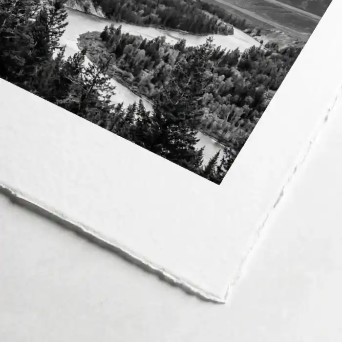 TIRAGE SUR PAPIER FRANGÉ