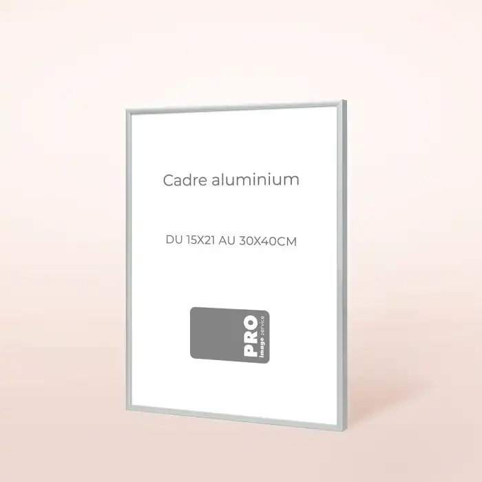 Cadre en aluminium naturel, du 15x21 au 30x40